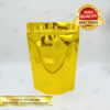 Túi zipper nhôm đáy đứng 2 mặt vàng (1kg)