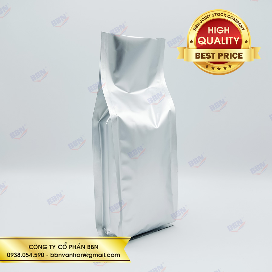 Túi bạc 4 biên phủ mờ (1kg)